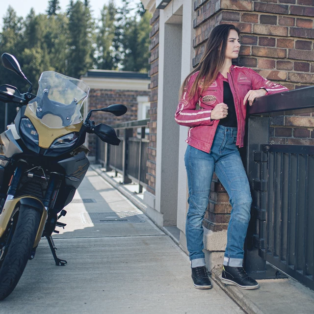 W-TEC Panimali Damen Motorradjeans - blau
