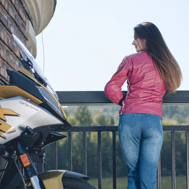 W-TEC Sheawen Lady Pink Damen Motorradjacke - rosa