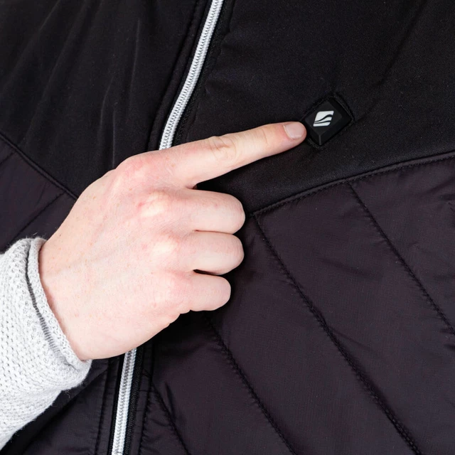 Pánská vyhřívaná vesta inSPORTline WARMhim - schwarz
