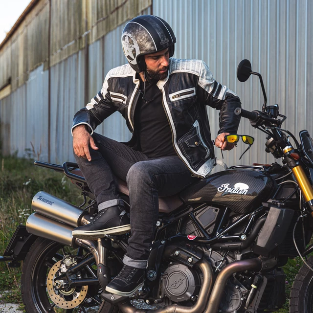 W-TEC Kancelor Herren Motorradjeans - grau