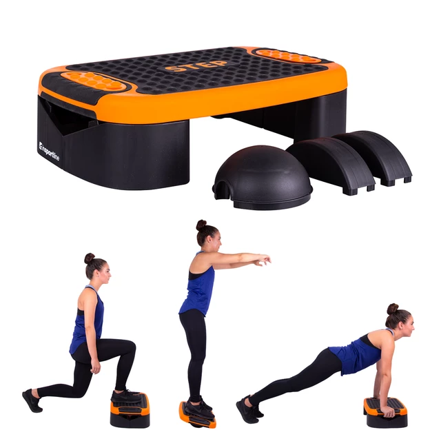 inSPORTline Multifun Multifunktions- Stepbrett - schwarz-orange