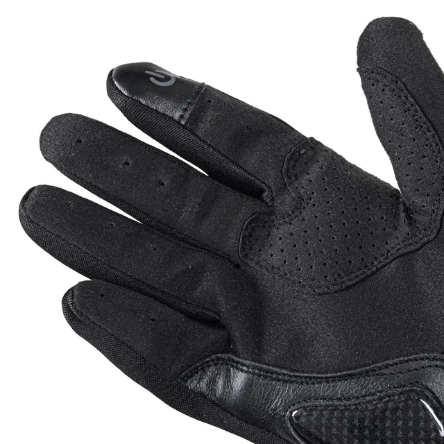 Motoradhandschuhe W-TEC Airomax - Schwarz-Fluo-mit- Linie
