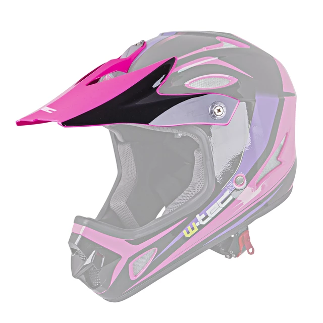 Ersatzvisier für W-TEC FS-605 Helm - Skull Smile - Extinction Pink