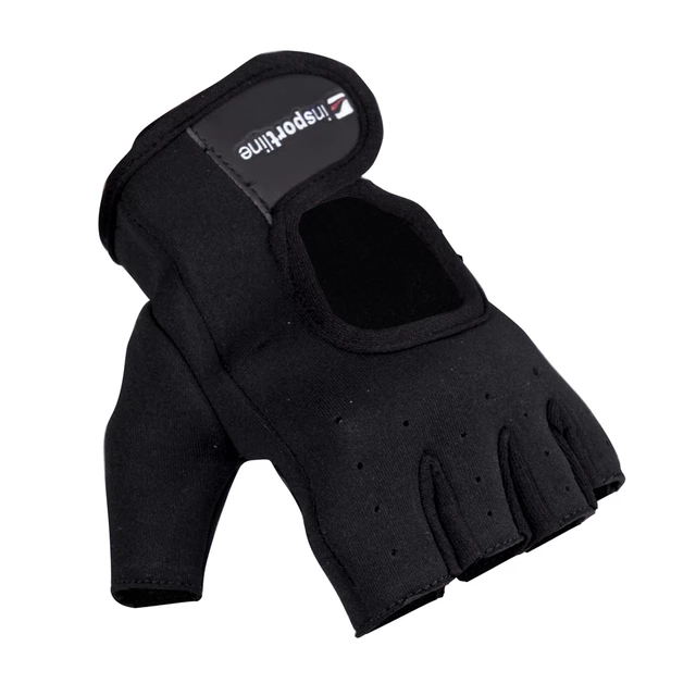 inSPORTline Aktenvero Neopren Fitness Handschuhe - schwarz - schwarz