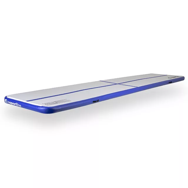 Airtrack inSPORTline Airstunt 500x100x10 cm weiß mit elektrischer Pumpe