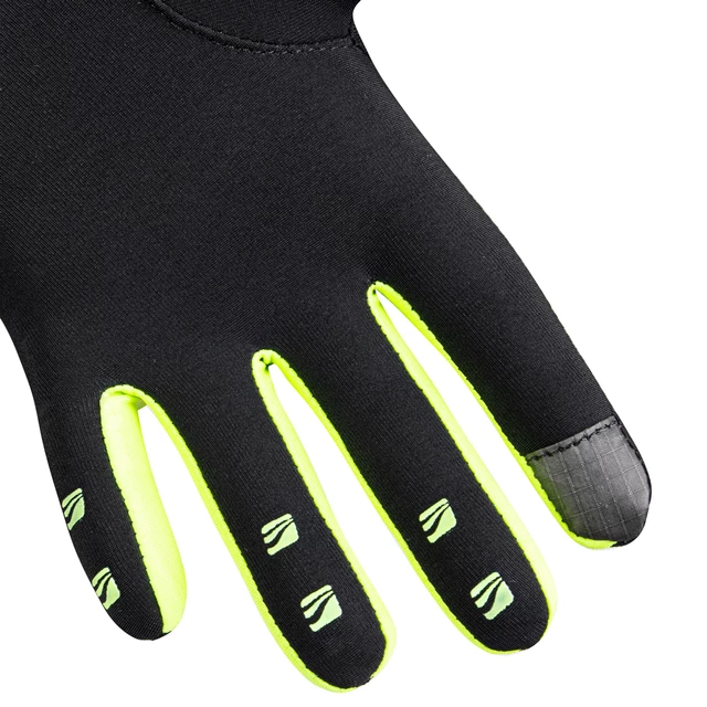 inSPORTline Tibidabo Laufhandschuhe - schwarz-fluo