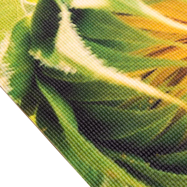 inSPORTline Medita Yoga Matte - yellow pose