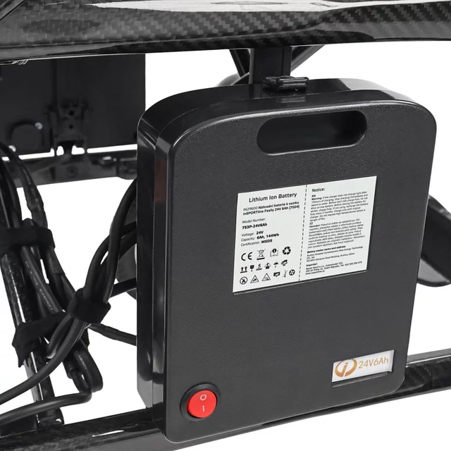 inSPORTline Feally Elektrischer Carbon-Rollstuhl