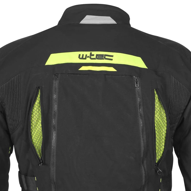W-TEC Aircross Motorradjacke - schwarz-fluo gelb