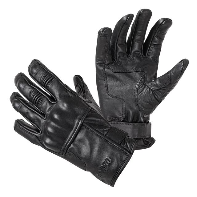 W-TEC Bresco Motorradhandschuhe - schwarz - schwarz