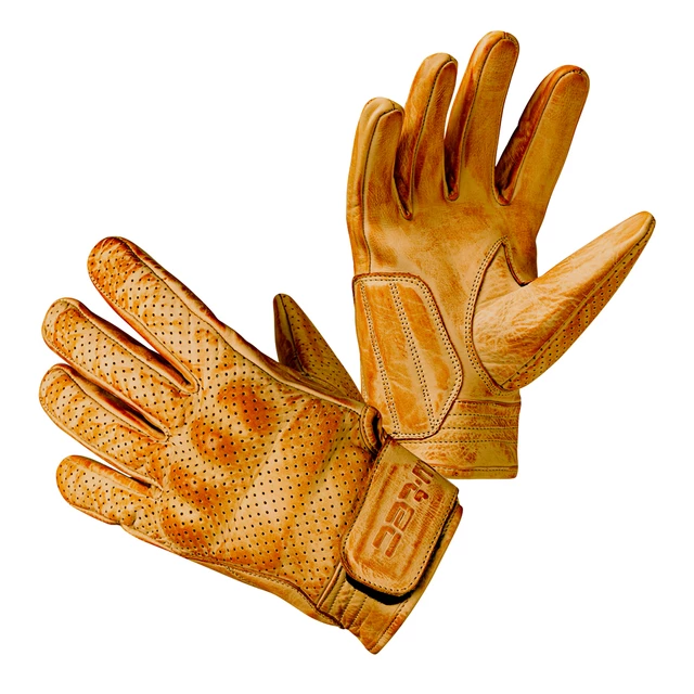 W-TEC Modko Motorradhandschuhe - schwarz - gelb