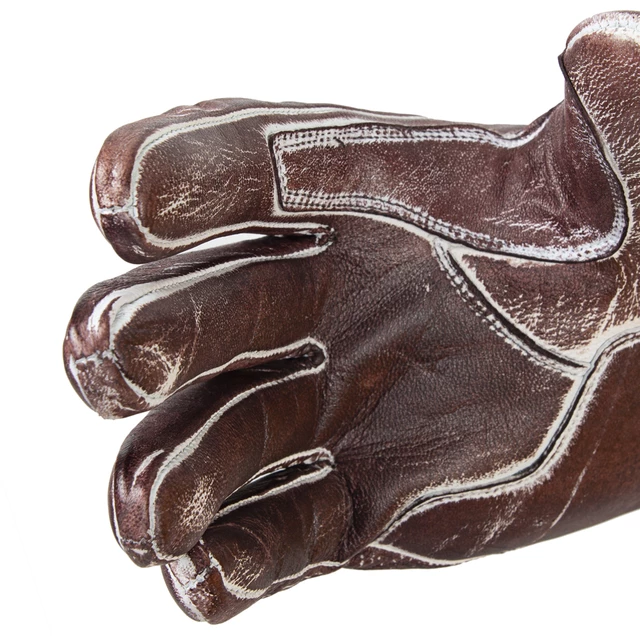 W-TEC Rifteur Motorradhandschuhe aus Leder - schwarz