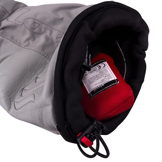 Glovii GS8 Beheizte Ski- und Motorradhandschuhe - grau