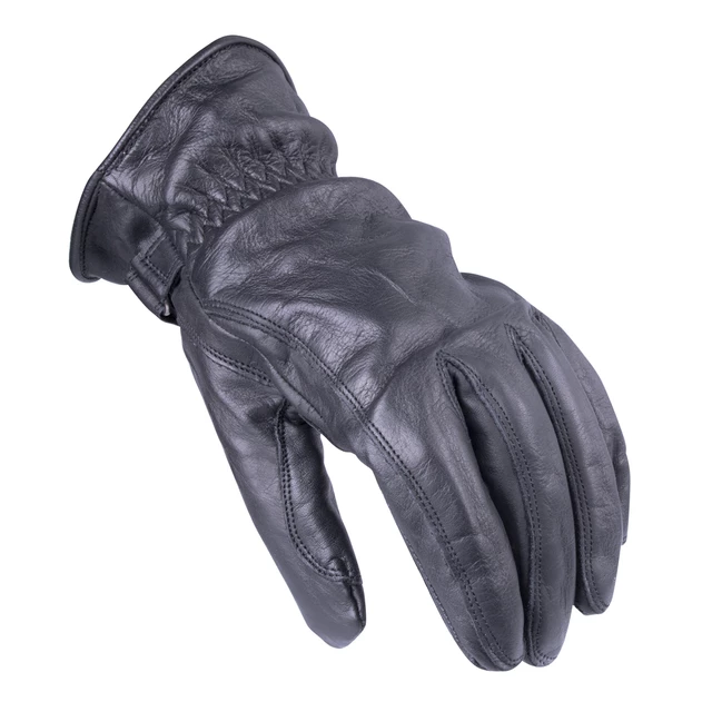 BOS Chopper Motorradhandschuhe - schwarz - schwarz