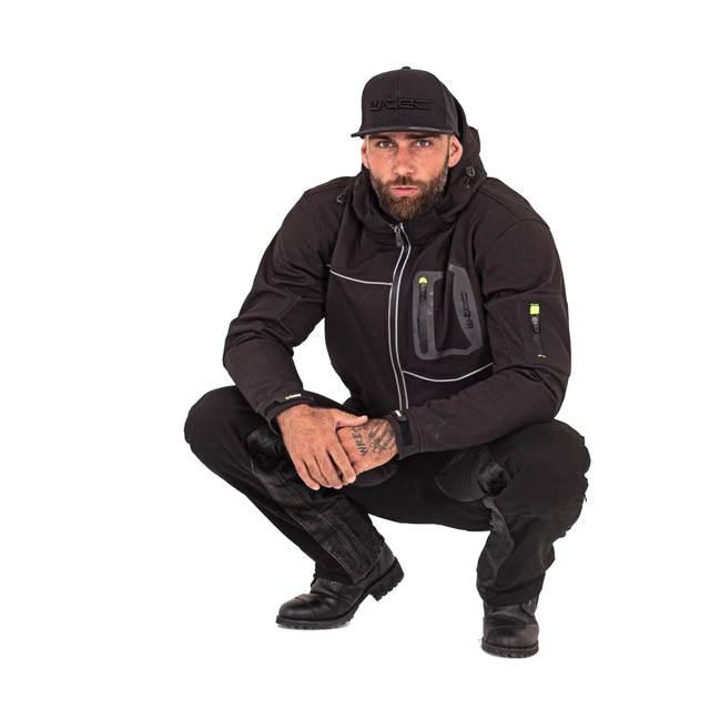 W-TEC Raggan Herren Motorradhose - schwarz