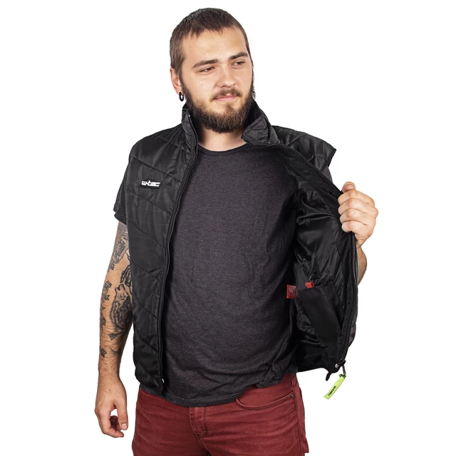 W-TEC HEAThim Beheizbare Herrenweste - schwarz