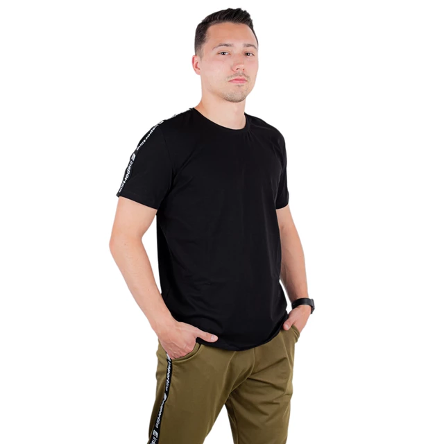 Herren T-Shirt inSPORTline Overstrap - schwarz
