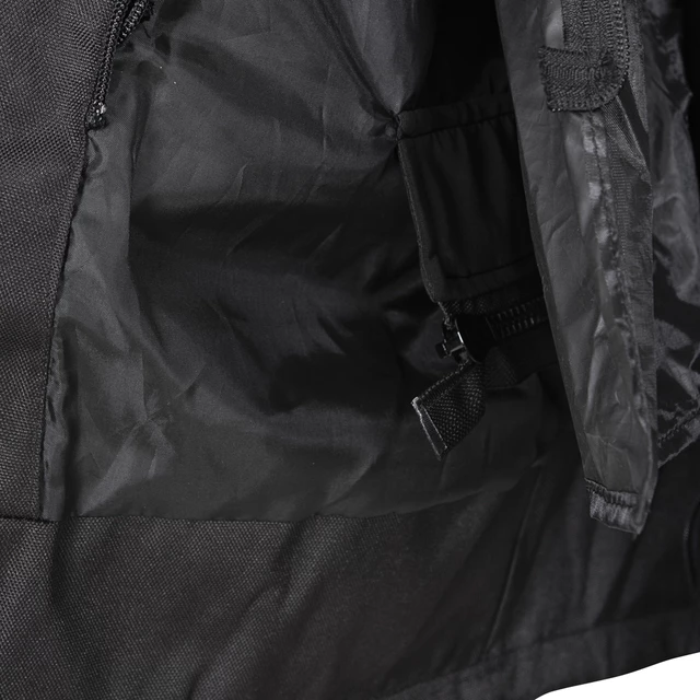 W-TEC Burdys Evo Herren-Motorradjacke - schwarz-grau-rot
