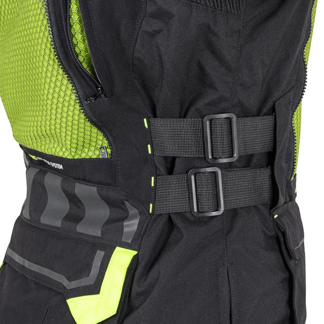 W-TEC Aircross Motorradjacke - schwarz-fluo gelb