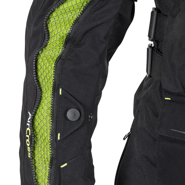 W-TEC Aircross Motorradjacke - schwarz-fluo gelb