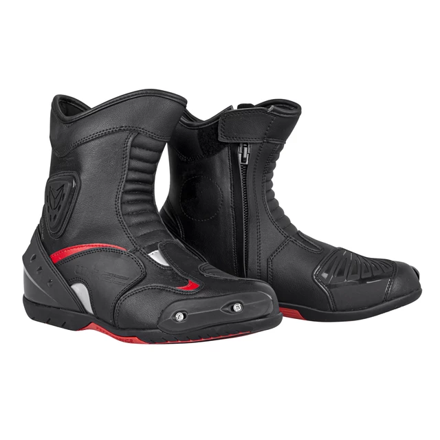 W-TEC Bosta Motorradschuhe - schwarz-rot