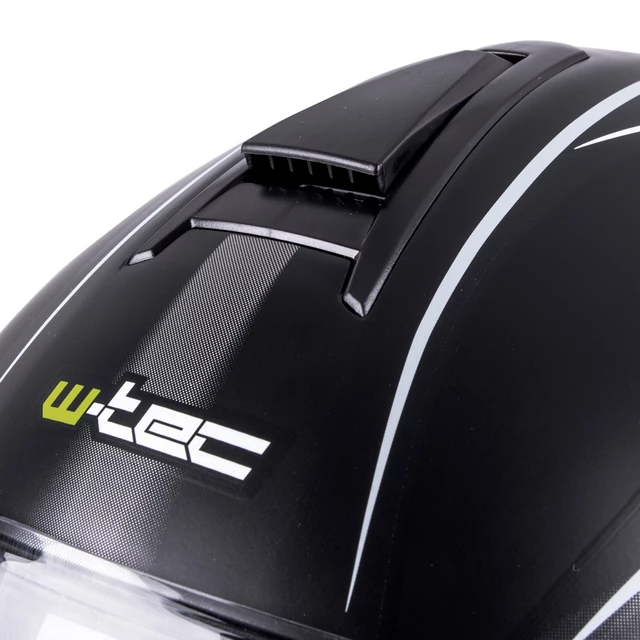 Motorradhelm W-TEC V127 - mattschwarz