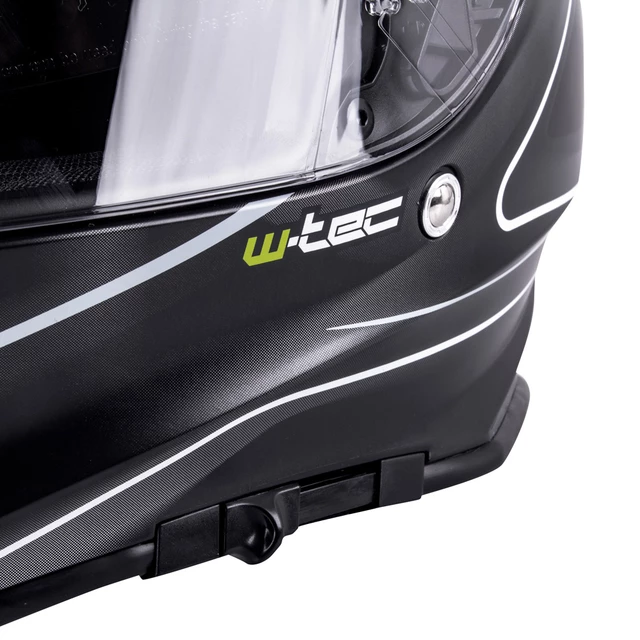 Motorradhelm W-TEC V127 - mattschwarz