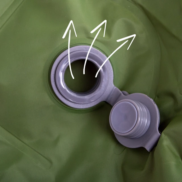 Aufblasbare Matte inSPORTline Jurre 196x58x6 cm - grau