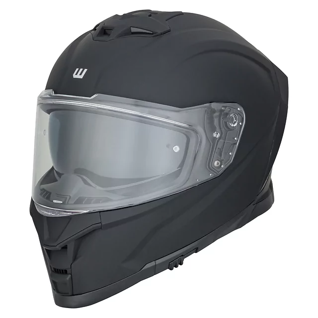 W-TEC Nexwor Motorrad-Helm - glänzend weiß - mattschwarz