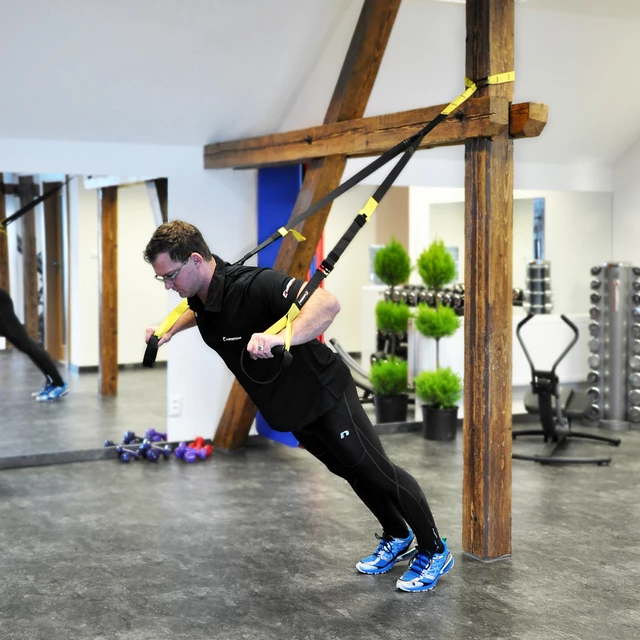 inSPORTline multiTrainer – Krafttraining-Hängesystem - Armee-grün