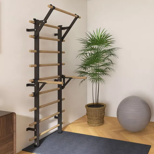 Leitern inSPORTline Wootamax 220x80 cm mit Trapez und Stangen