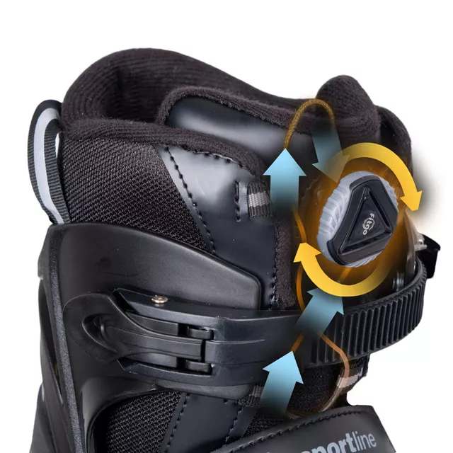 Schlittschuhe 2in1 mit Spannrad inSPORTline Noctys