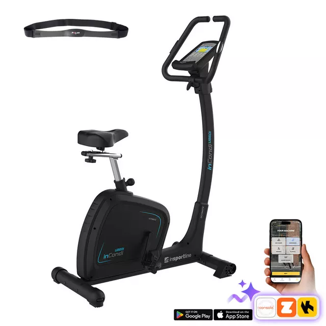 inSPORTline inCondi UB60i Ergometer - schwarz - schwarz