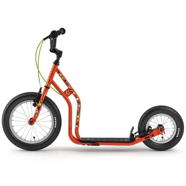 Roller Yedoo Wzoom Emoji 16/12" - Gelb - Rot