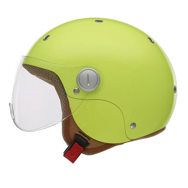 NOX N217K Motorradhelm mit 3 Innengrößen - mattschwarz - fluo gelb