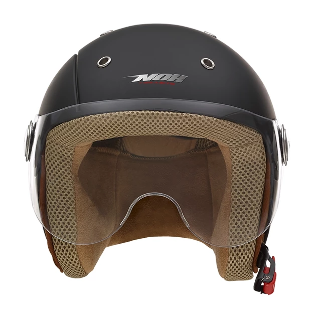 NOX N217K Motorradhelm mit 3 Innengrößen - mattschwarz