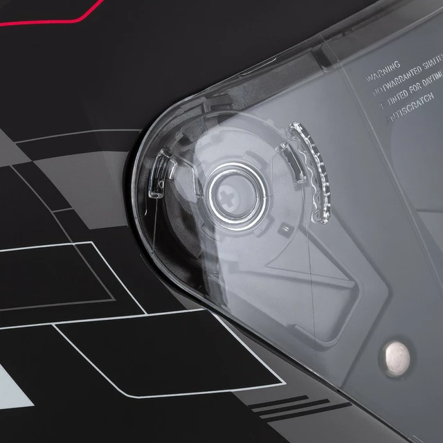 Cassida Jet Tech RoxoR Motorradhelm schwarz matt/weiß/rot/grau - L(59-60)