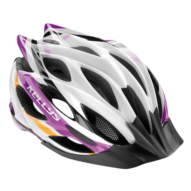 Fahrradhelm KELLYS DYNAMIC - violett-weiß - violett-weiß