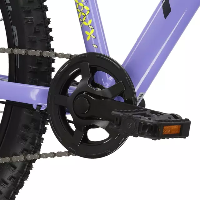 Junior Mädchen Fahrrad Kross LEA JR 2.0 24" - Modell 2025 - fialová / černá / lesk