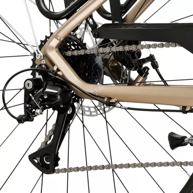 Damen-Trekkingrad Kross Trans 3.0 28" - Modell 2025 - hnědá / stříbrná / matný