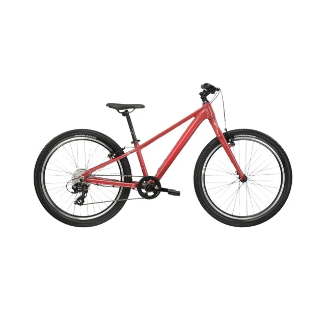 Junior Mädchen Fahrrad Kross LEA JR 1.0 24" - Modell 2024 - bordo - bordo