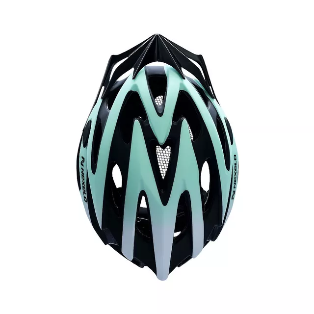 Fahrradhelm Nexelo Straight 430 - tyrkys-bílá