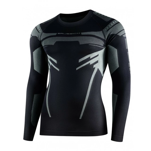 Brubeck Dry Langarm-Funktionsshirt für Männer - Black /  / Graphite - Black /  / Graphite