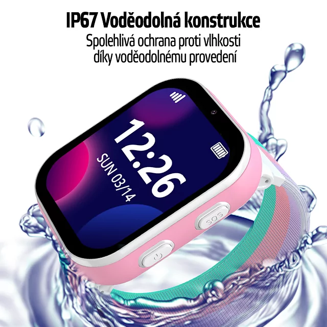 Kinder Smart Watch inSPORTline Cubbio - weiß