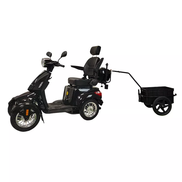 inSPORTline Antun Elektro-Quad mit Anhänger - grün - schwarz