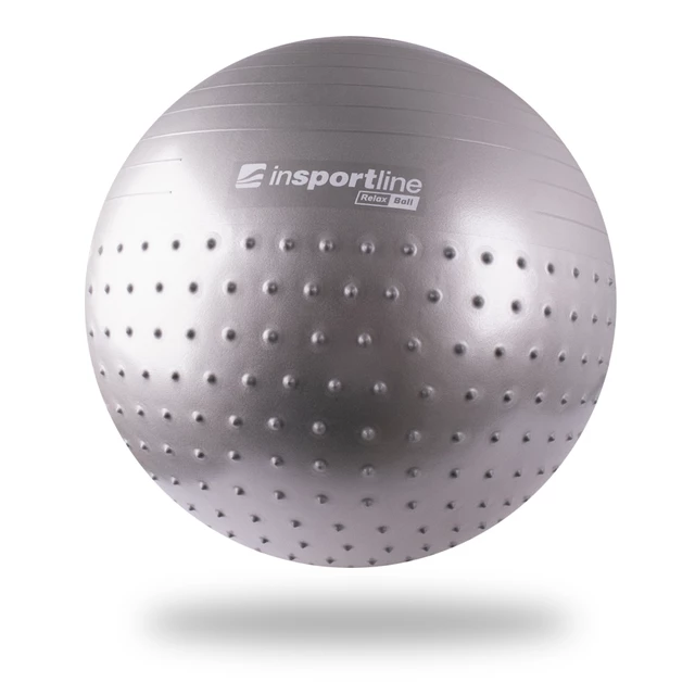 inSPORTline Relax Ball 65 cm Gymnastikball - grau - grau