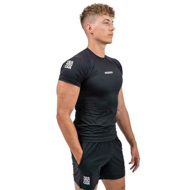 Herren-Kompressionsshirt Nebbia PERFORMANCE 339 - schwarz