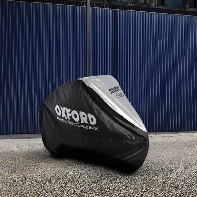 Oxford Aquatex Single Schwarz/Silber Fahrradabdeckplane