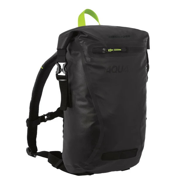 Wasserdichter Oxford Aqua EVO-Rucksack 12l - schwarz/gelb fluo