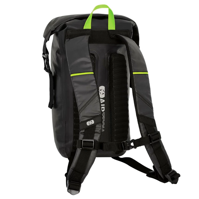 Wasserdichter Oxford Aqua EVO-Rucksack 12l - schwarz/gelb fluo